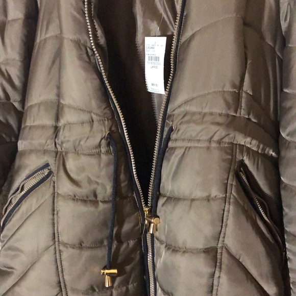 Olive pretty winter coat - Picture 3 of 6